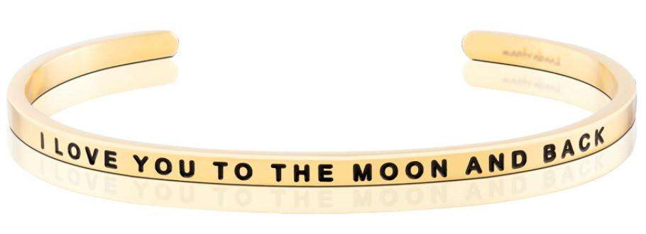 Mantraband - I love you to the moon and back Gull