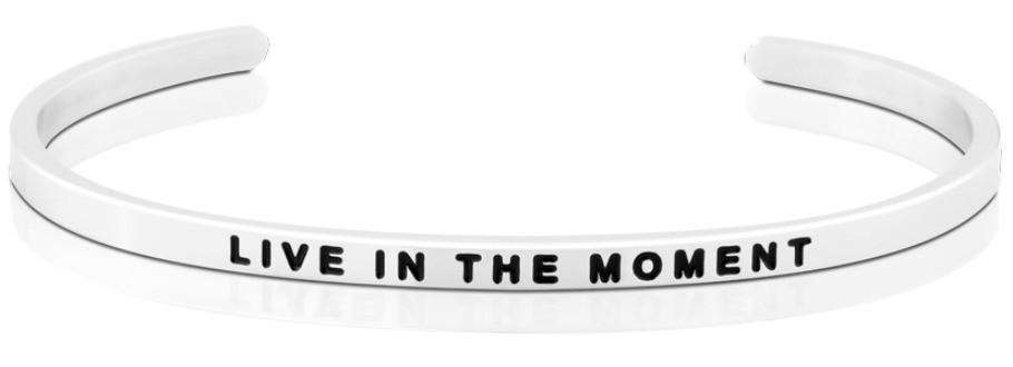 Mantraband - Live in the moment Silfur