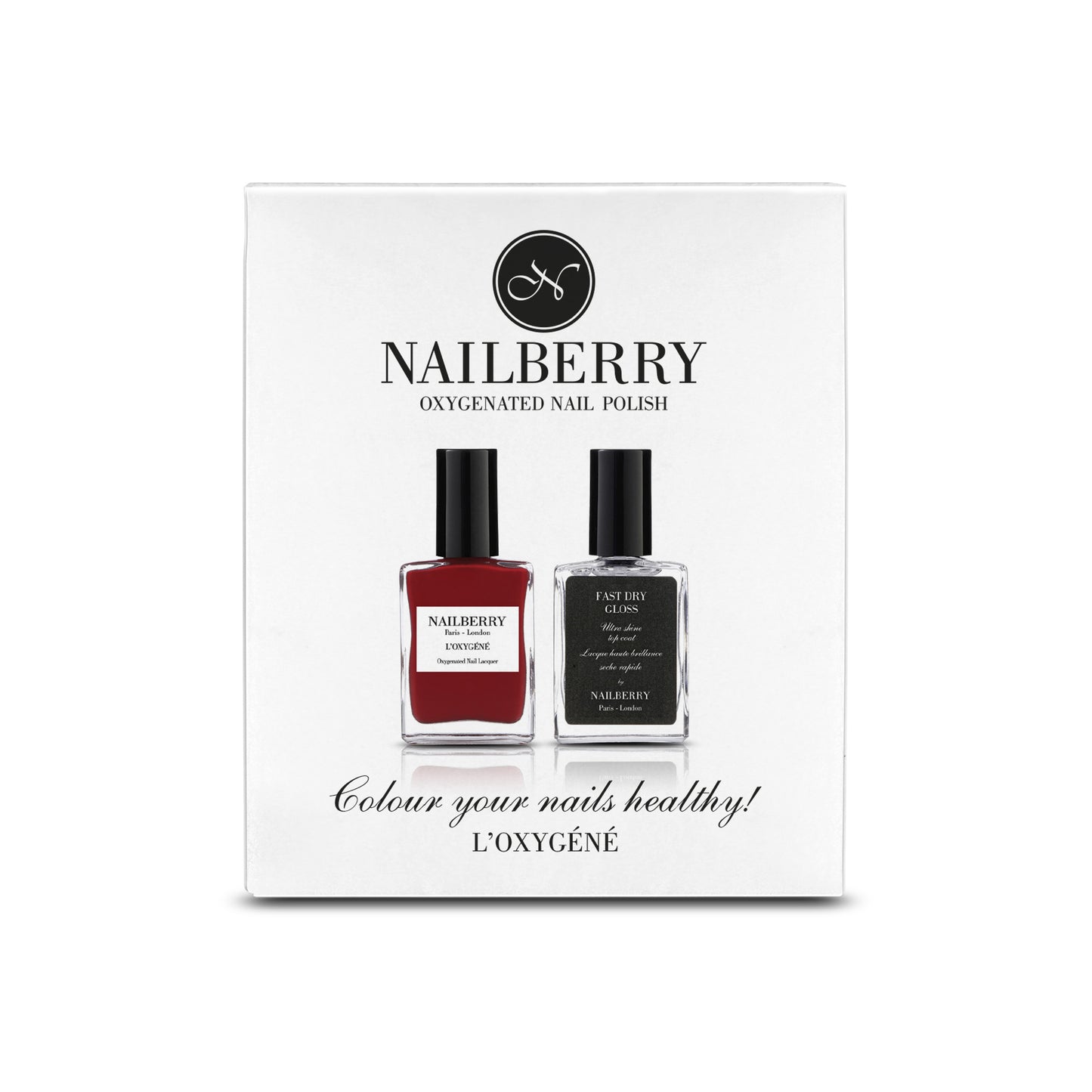 Nailberry 2pc - Rouge/Fast dry