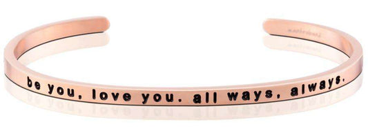Mantraband - Be you, Love you. All ways, Allways Rósagull