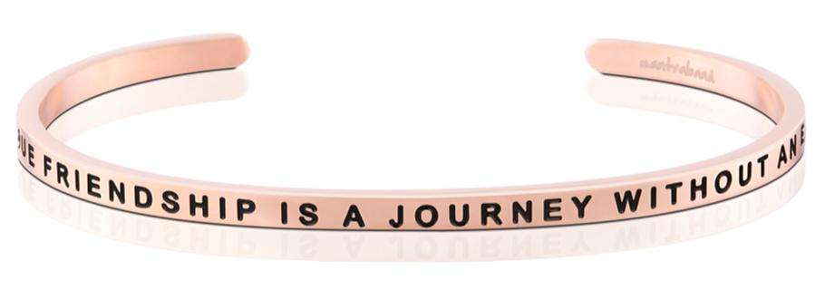 Mantraband - A true friendship is a journey without an end Rósagull