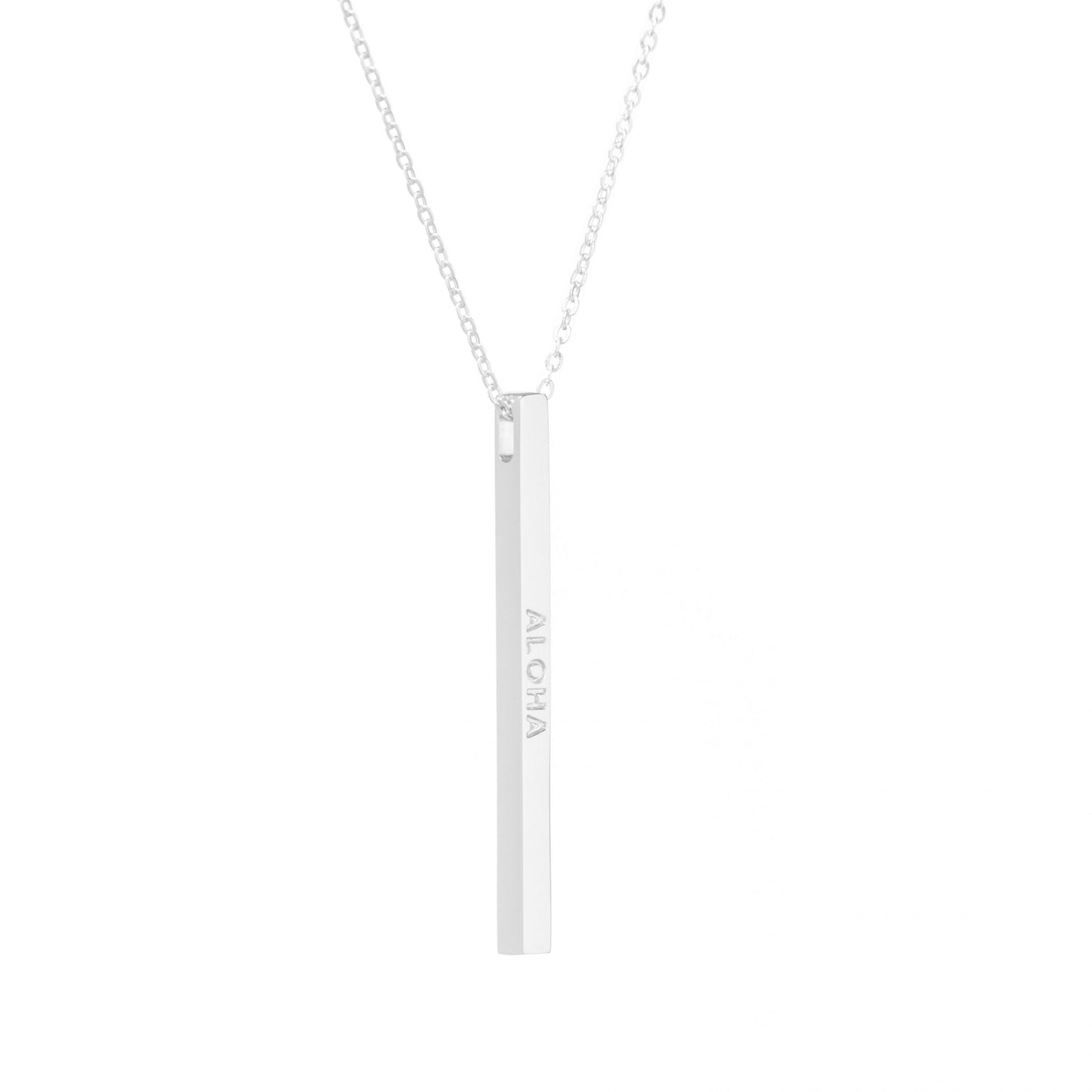 Aloha-Necklace-Silver-MantraBand