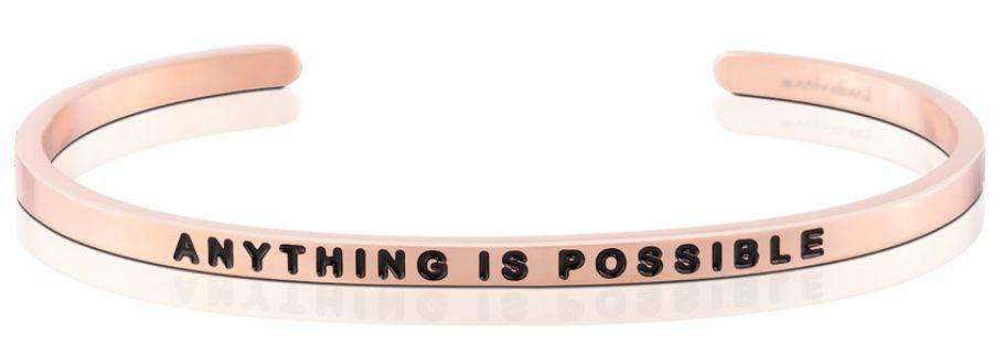 Mantraband - Anything is possible Rósagull