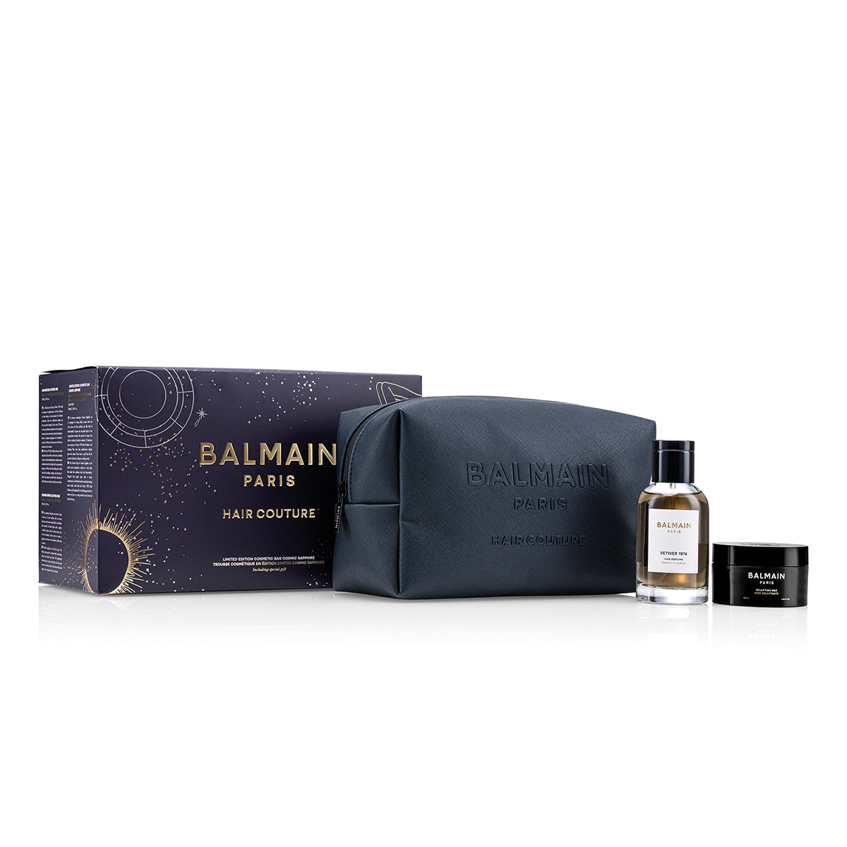 Balmain – Cosmetic Bag Blue (Sculpting & Vetiver)