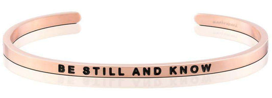 Mantraband - Be still and know Rósagull