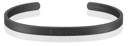 Mantraband - Blessed Bold Matt Svart