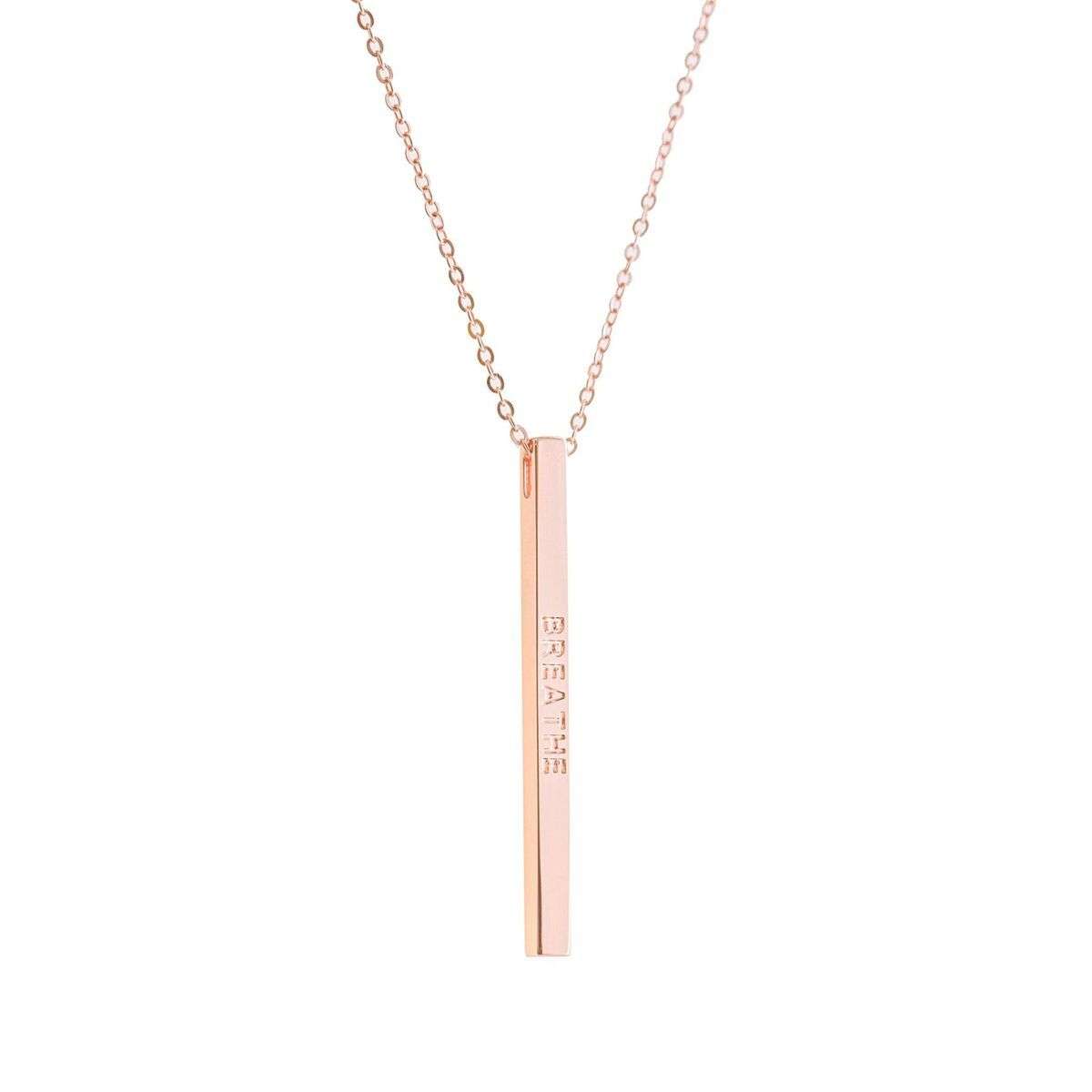 Mantraband - Hálsmen - Breathe Rósagull