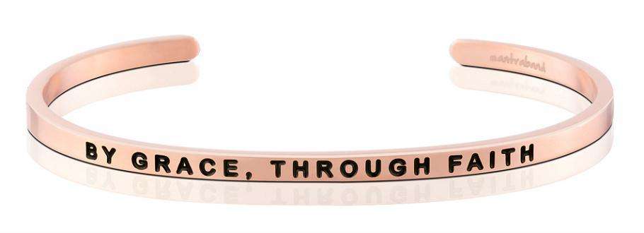 Mantraband - By Grace, Through Faith Rósagull