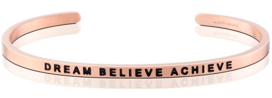 Mantraband - Dream Believe Achieve Rósagull