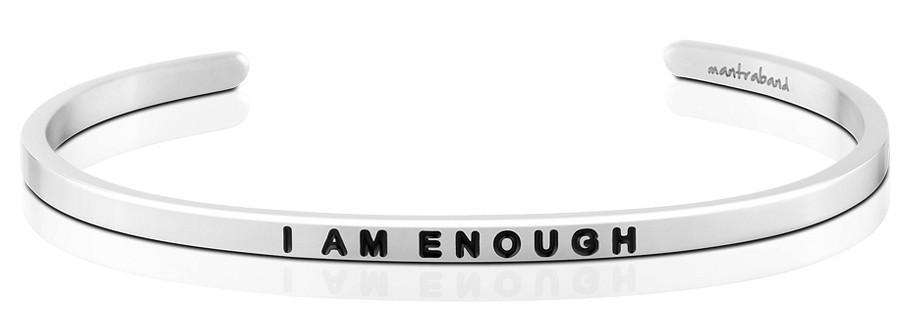 I_Am_Enough_bracelet_-_silver_-_MantraBand