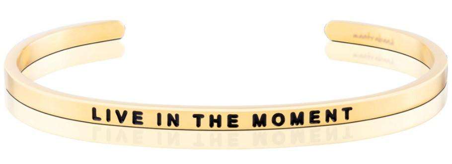 Mantraband - Live in the moment Gull