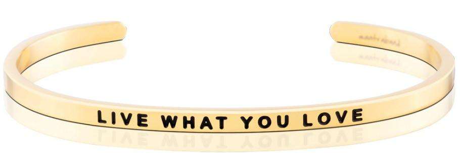 Mantraband - Live what you love Gull