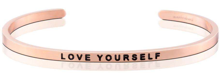 Mantraband - Love yourself Rósagull