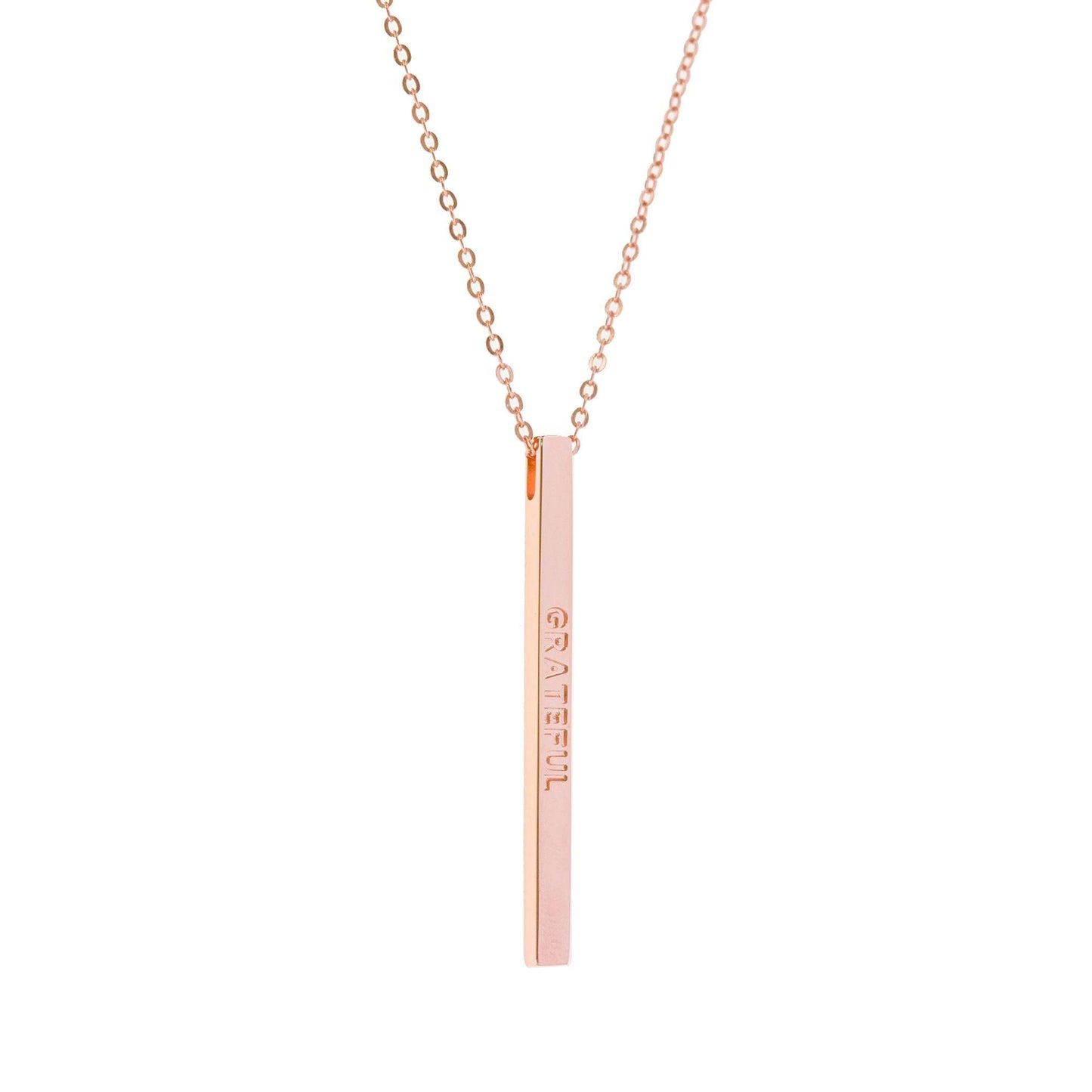 Mantraband - Hálsmen - Grateful Rósagull